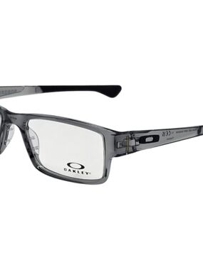 Oakley Smoke Gray Rectangular Men’s Eyeglass Frames
